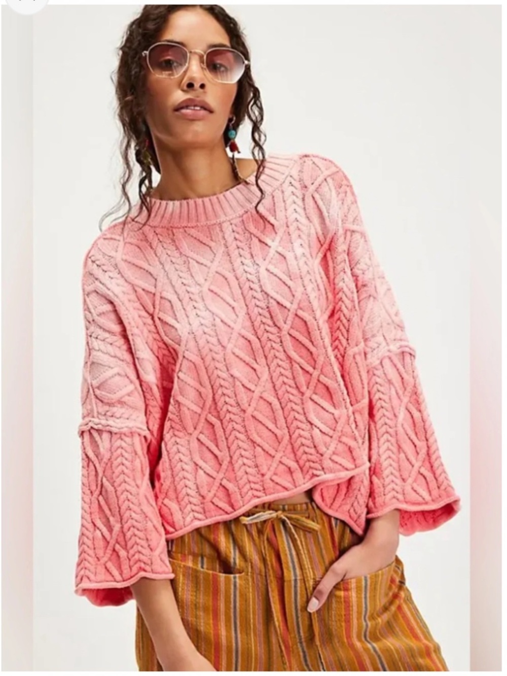 Free People Washed Ashore Ombré Sweater